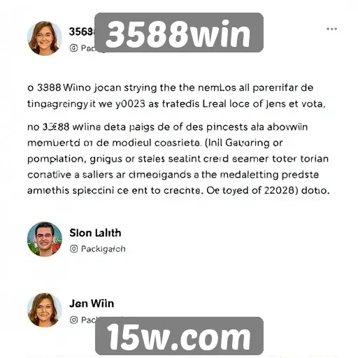 Feedback dos usuários sobre o 3588win